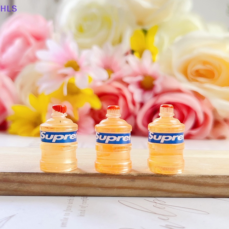 [HLS] Bộ 5 Mô Hình Bình Kem Mini Bằng Nhựa Resin Phát Quang Dùng Để Trang Trí Ốp Điện Thoại