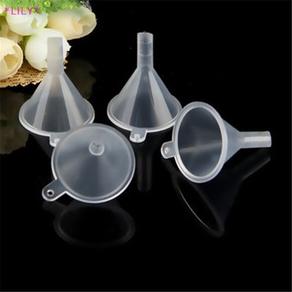 Lily 10 cái Phễu nhựa nhỏ Phễu Nước hoa nhũ tương công cụ Đóng gói tiện ích nhà bếp uuu