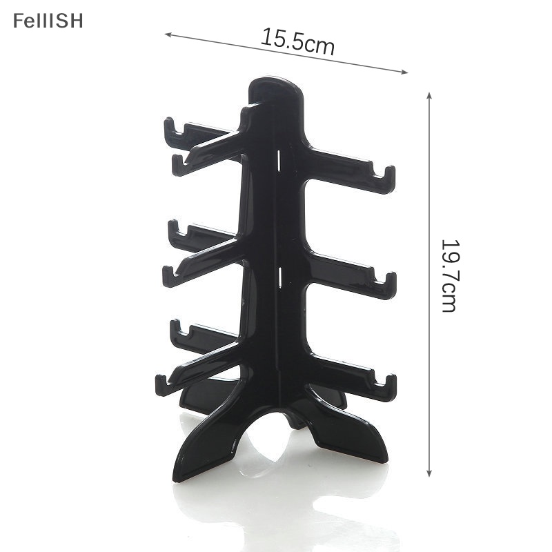 [Felli] Giá Đỡ Trưng Bày Mắt Kính / Trang Sức / Mắt Kính 3 Tầng Sáng Tạo Và Thiết Thực 439br