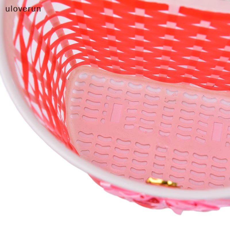 1 Giỏ Xe Đạp Bằng Nhựa Đính Nơ Dễ Thương Cho Bé vn