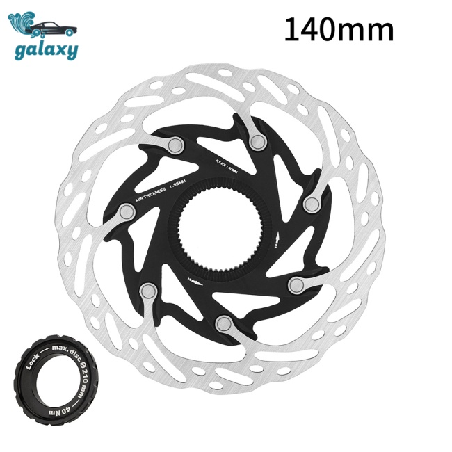 Đĩa Phanh Trung Tâm Bằng Thép Carbon Siêu Nhẹ Chất Lượng Cao Cho Xe Đạp Leo Núi galaxy Xr 140 / 160mm