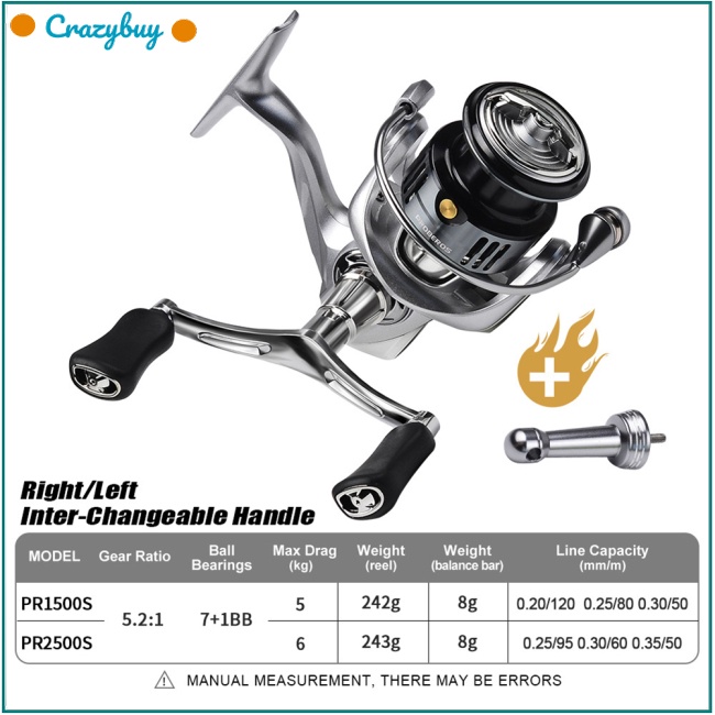 Cr Máy Câu Cá 7 + 1bb Chất Lượng Cao