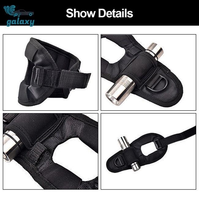 Galaxy Găng Tay Gắn Đèn Pin Dưới Nước 3 Kiểu Có Thể Điều Chỉnh