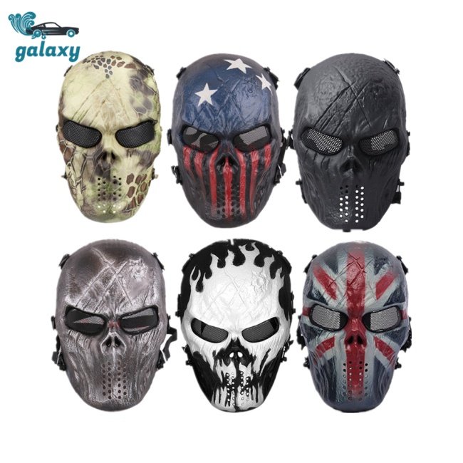 Mặt Nạ galaxy M06 Hình Đầu Lâu Có Thể Điều Chỉnh Kích Thước Trang Trí Tiệc Ngoài Trời