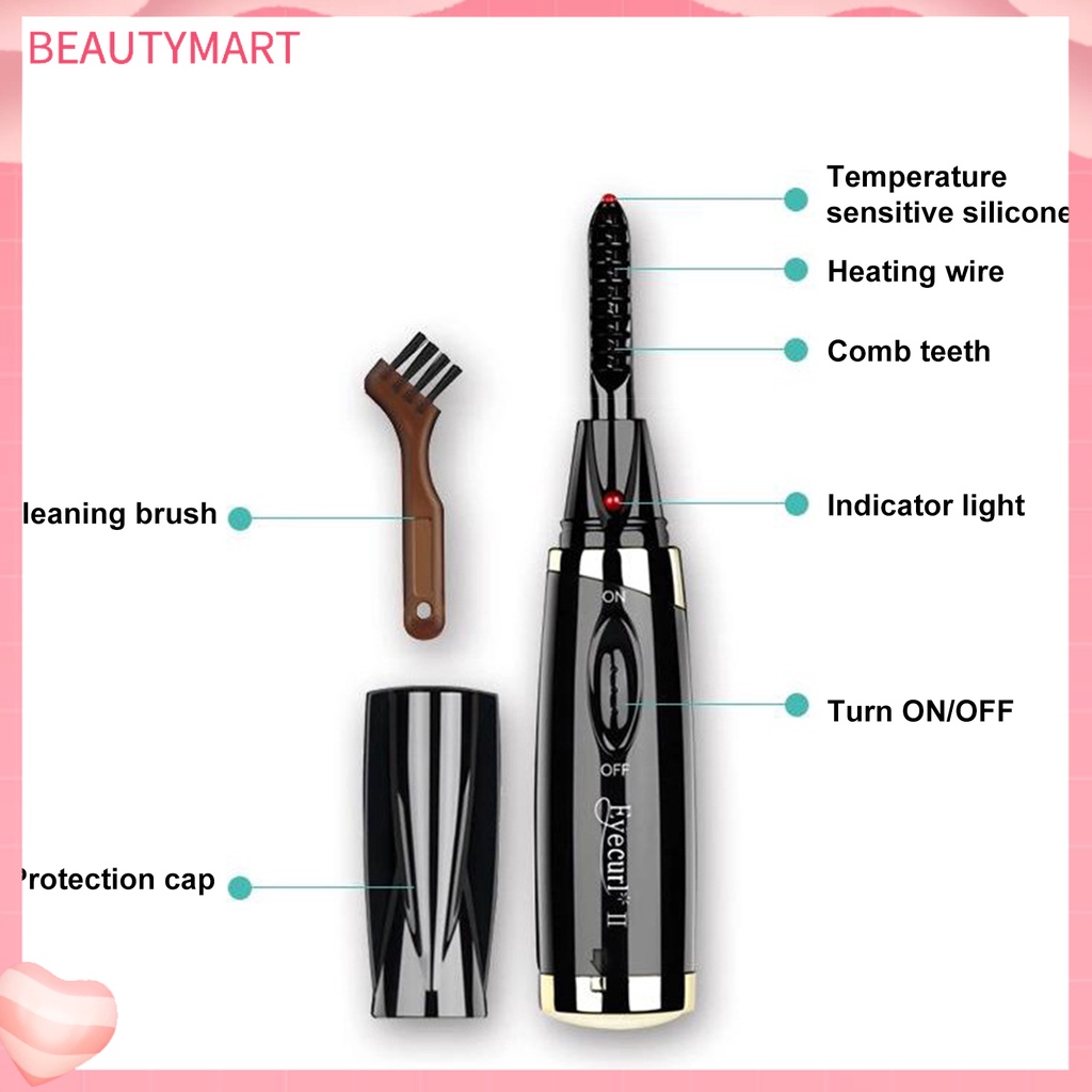 Dụng Cụ Uốn Cong Lông Mi Bằng Điện ABS Thoải Mái Nhanh Chóng
