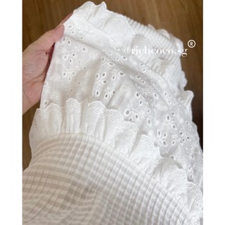 Chân váy maxi TRẮNG xoè