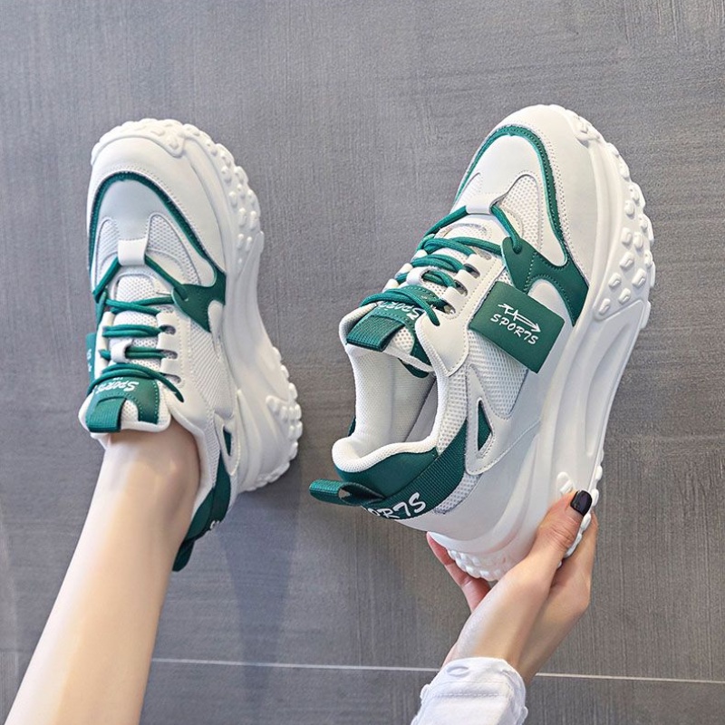 Giày Sneaker Đế Dày Tăng Chiều Cao Thời Trang Mùa Xuân 2023 Cho Nữ