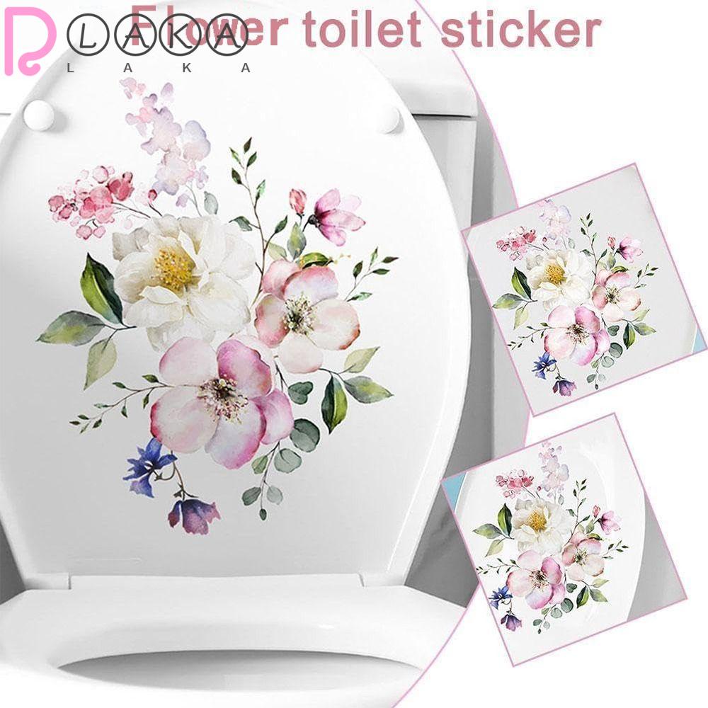 Đề Can PVC Hình Hoa Hiện Đại Dùng Để Trang Trí Phòng Tắm