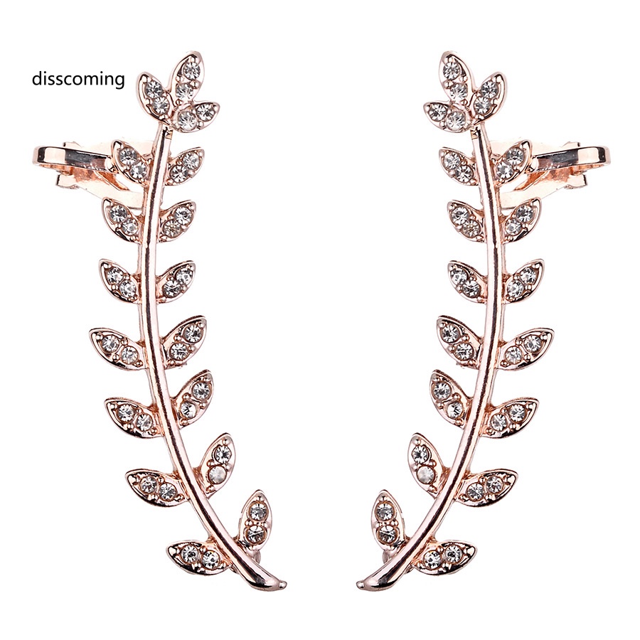 Sl| Khuyên Tai Đính Đá Thời Trang Mới Phổ Biến