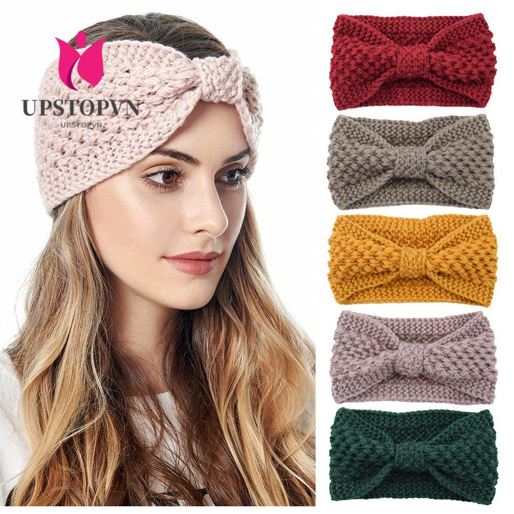 UPSTOPVN Băng Đô Len Thời Trang Cho Nữ