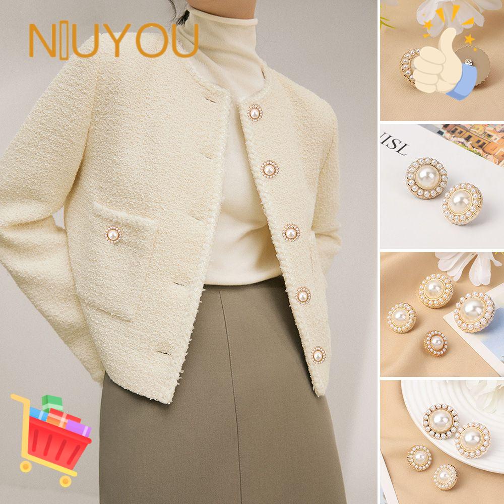 NIUYOU Bộ 10 Nút Áo Hình Thỏ Xinh Xắn