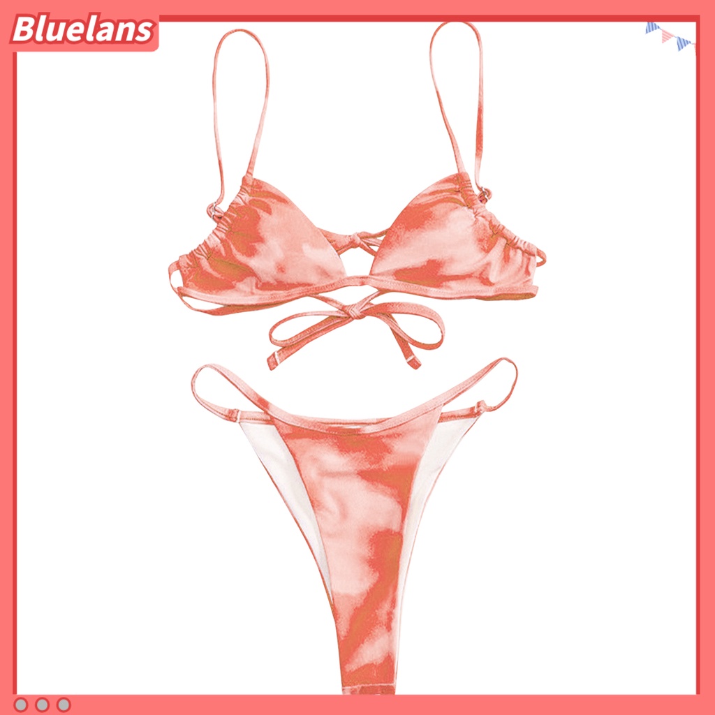 Bộ Đồ Bơi 2 Mảnh Màu Sắc Thời Trang Mùa Hè Cho Nữ
