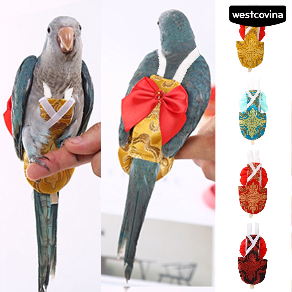 [COD]♞Tã Khăn Thắt Nơ Phong Cách Hanfu Cổ Điển Thời Trang Có Thể Điều Chỉnh Dành Cho Chim / Thú Cưng