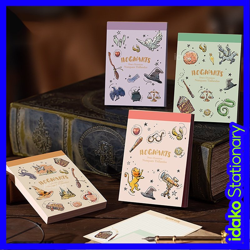 idako Sổ ghi nhớ Harry Potter màu ngẫu nhiên trường học phép thuật số 4 NH011