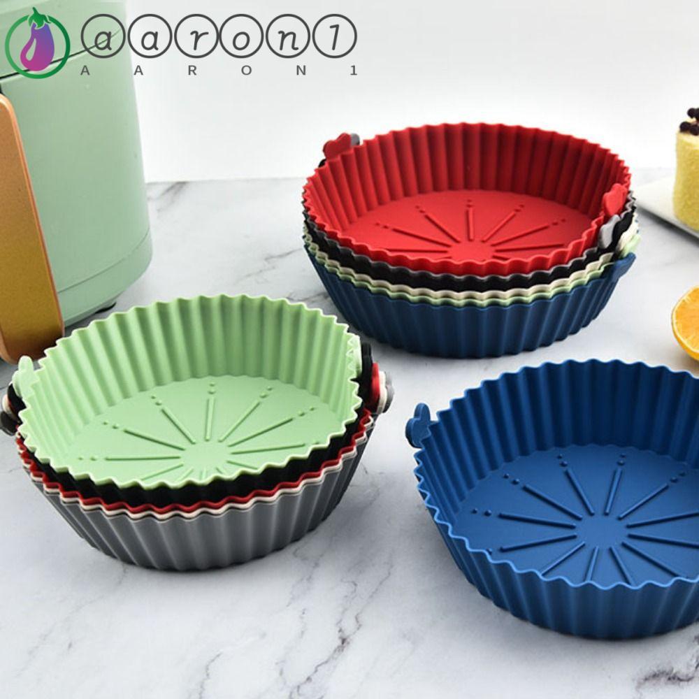 AARON1 Nồi Chiên Bằng Silicone Có Tay Cầm Tiện Dụng