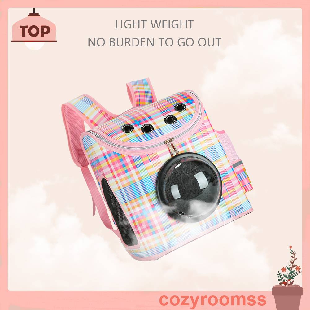 Ba Lô Địu Thú Cưng Thiết Kế Trong Suốt Thoáng Khí Tiện Dụng