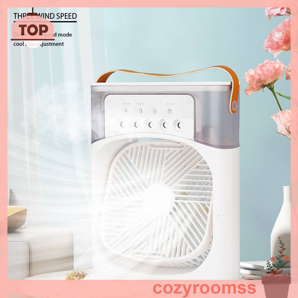 Quạt Điện USB Làm Mát Tạo Độ Ẩm Tiếng Ồn Thấp Để Bàn