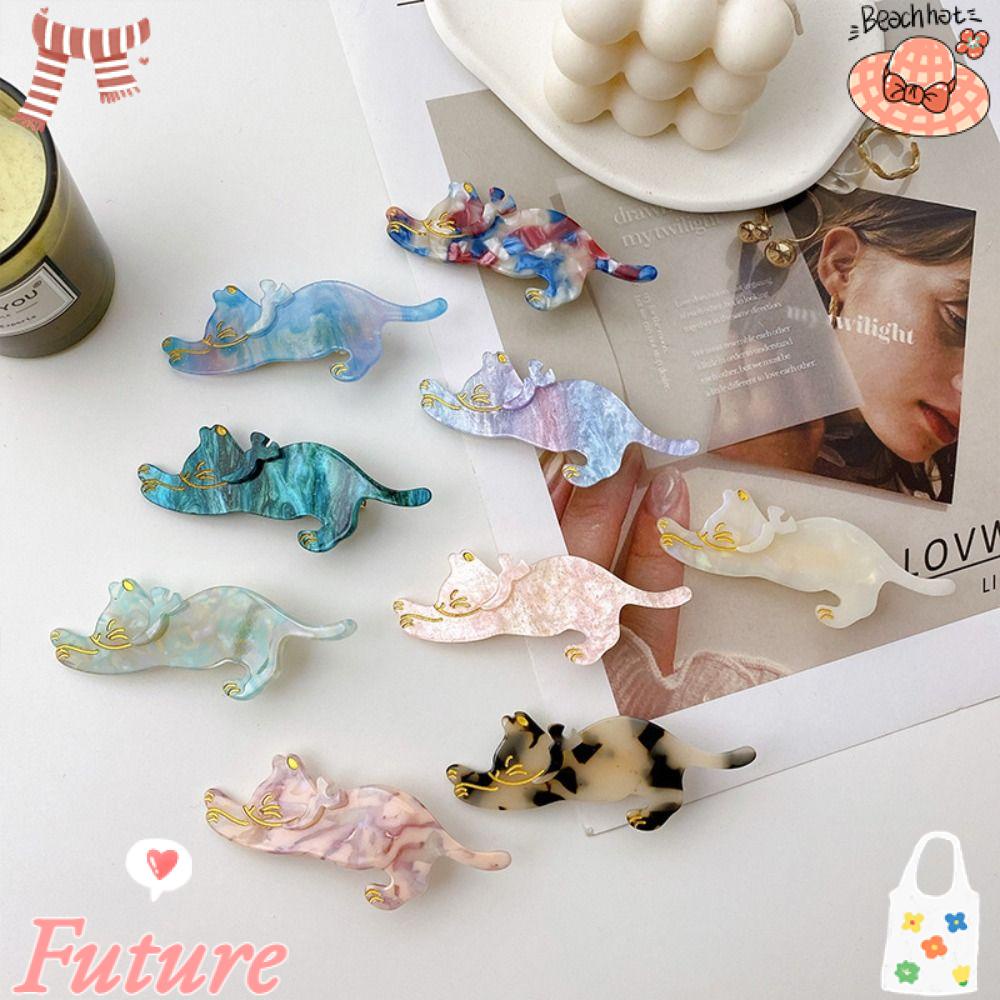 FUTURE 2 Kẹp Tóc Hình Mèo Dễ Thương Cho Bé Gái
