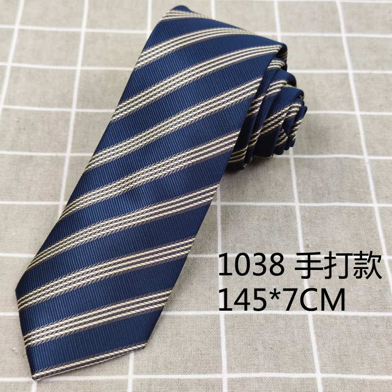 Cà Vạt Dệt Kim Kẻ Sọc Màu Sắc Phong Cách Nhật Bản Chất Lượng Cao 1200 Cho Nam