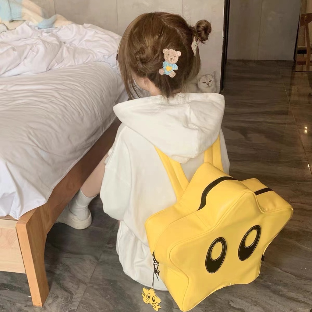 Ba Lô Y2K Hình Ngôi Sao Dễ Thương Cho Nữ