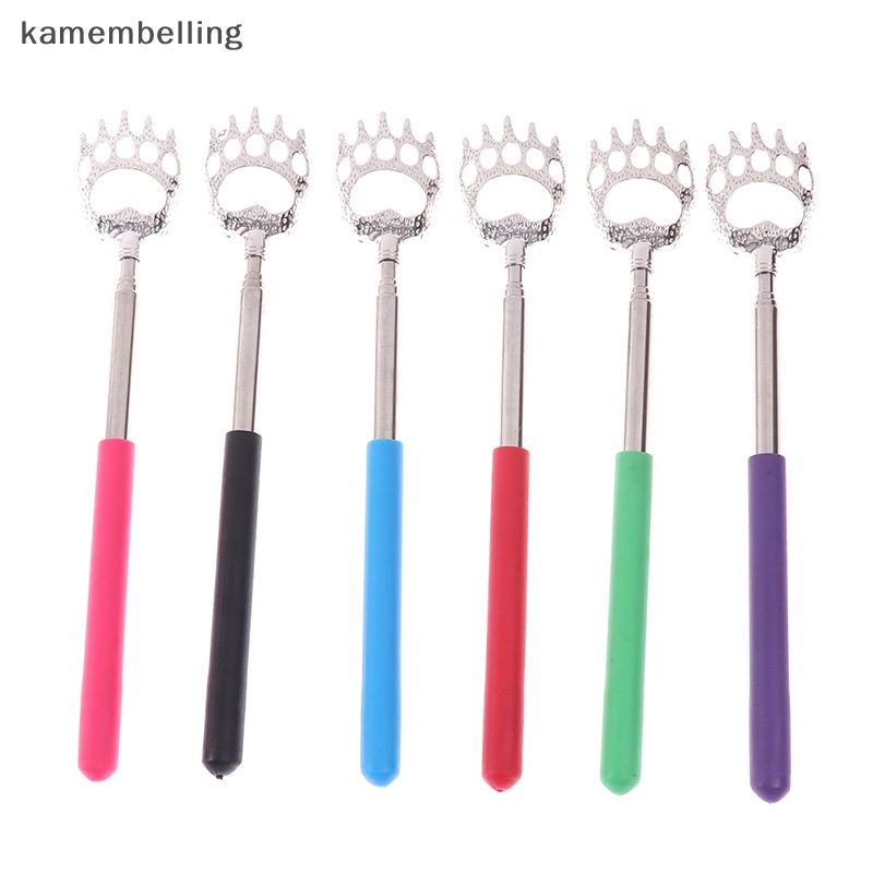 Kamembelling Dụng Cụ Gãi Lưng Hình Móng Vuốt Gấu Mềm Có Thể Thu Gọn