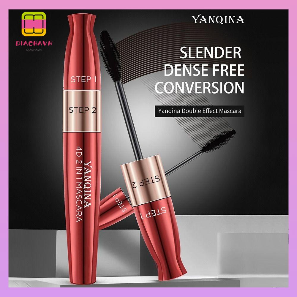 DIACHAVN Mascara Sợi Tơ 4d Kéo Dài 5 Lần Màu Đen Không Thấm Nước
