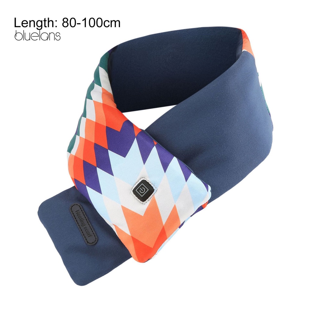 Bluelans Khăn Choàng Cổ / Vai 3 Cấp Độ Bằng Điện Sạc USB Chống Gió Mềm Mại Giữ Ấm Giảm Đau Nhanh Có Thể Giặt Được Dùng Hàng Ngày