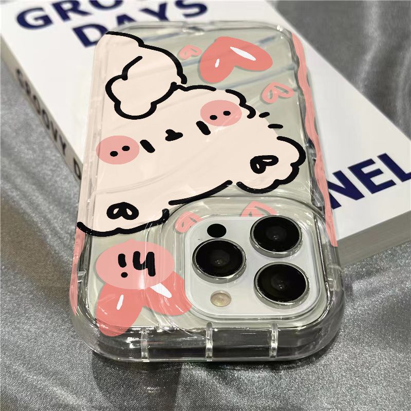 Ốp Điện Thoại Mềm Trong Suốt In Hình Gấu Dễ Thương Cho Iphone 14Promax 1312 / 11 7 / 8plus xr / sins DVRC