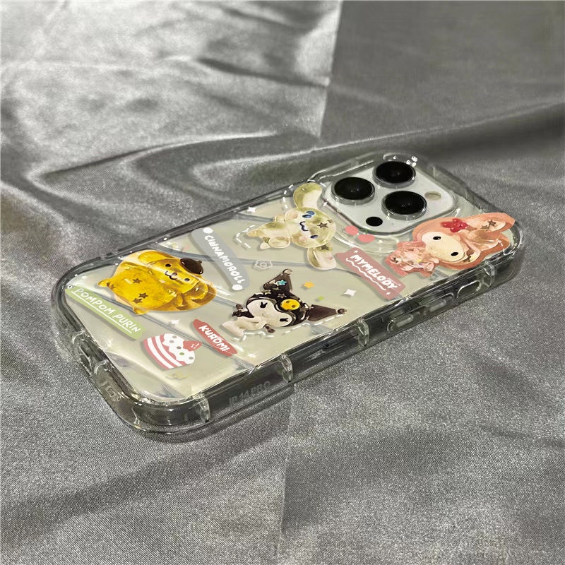 Ốp Điện Thoại Mềm Trong Suốt Hình Cún Cinnamon Cho Iphone 1312 xr 11iPhone14promax 8sins7 2ZHV