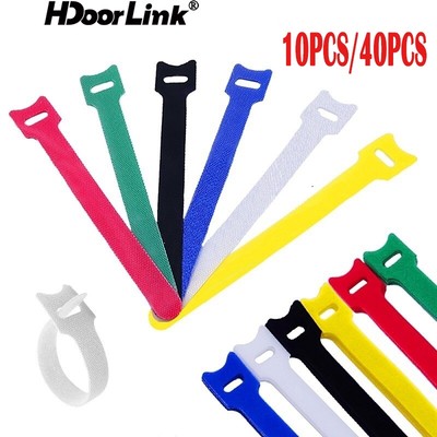 Set 10 / 40 dây rút HDOORLINK bằng nilon dùng để cố định dây cáp / tai nghe