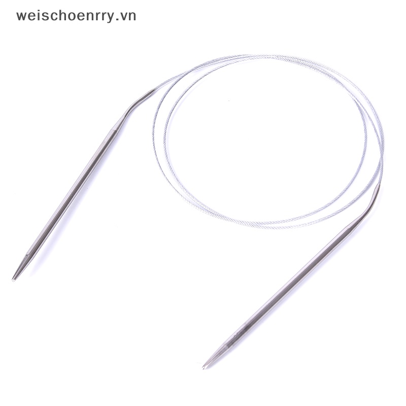 Bộ 11 Móc Đan Len Bằng Thép Không Gỉ 47 &quot;120cm