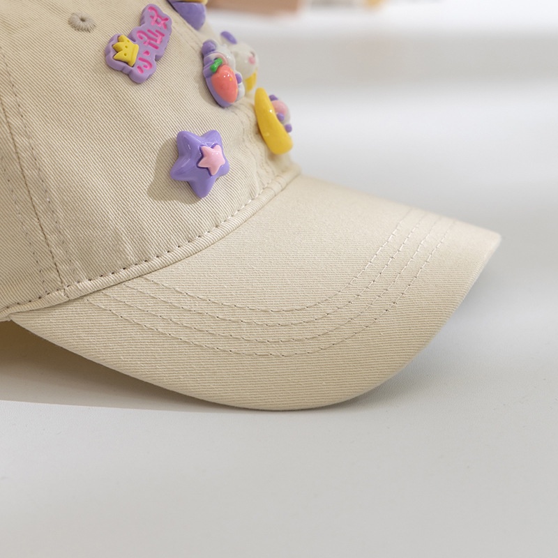 Mũ bóng chày trẻ em mới Phim hoạt hình 3D Unicorn Kẹo Màu Baby Sun Hat Phong cách Hàn Quốc Giải trí Chống nắng ngoài trời Trẻ em Beach Hat