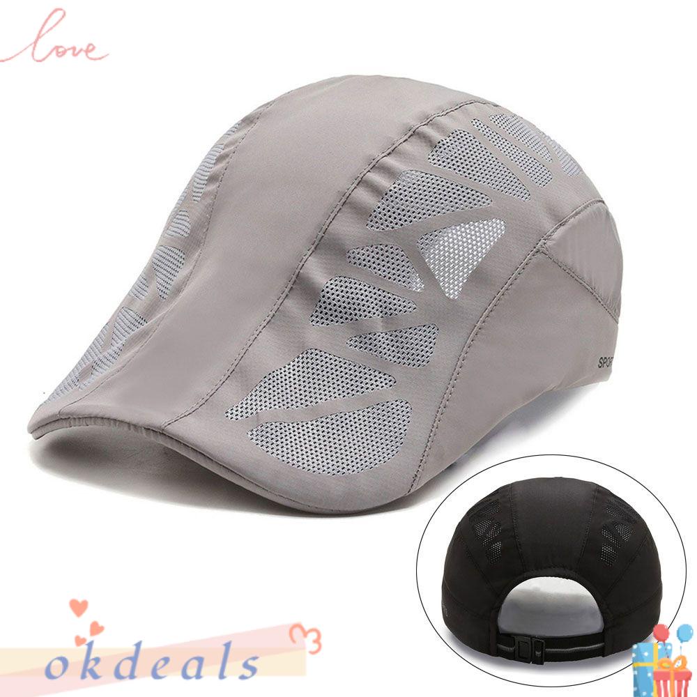 OKDEALS Mũ Lưỡi Trai Phối Lưới Thời Trang Chơi Golf