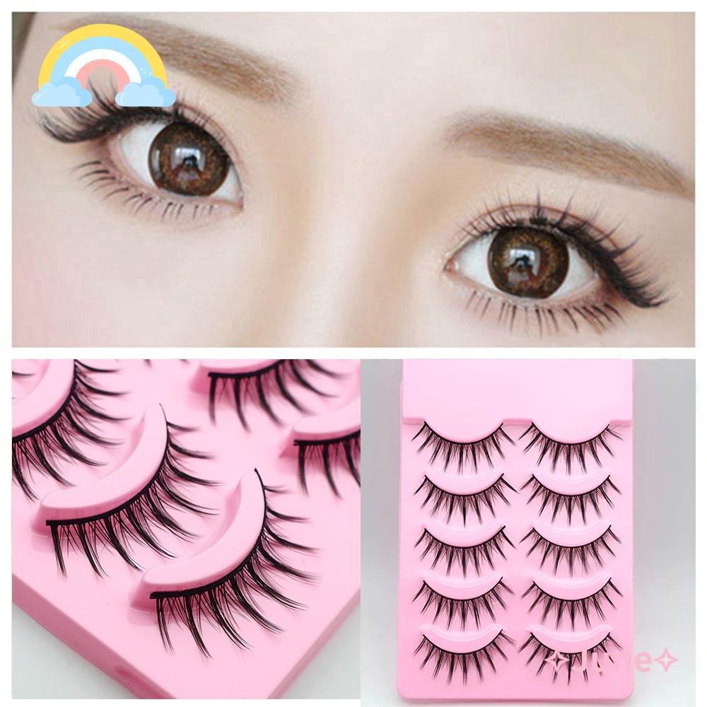 JUNE Set 5 Cặp Lông Mi Giả Có Thể Tái Sử Dụng