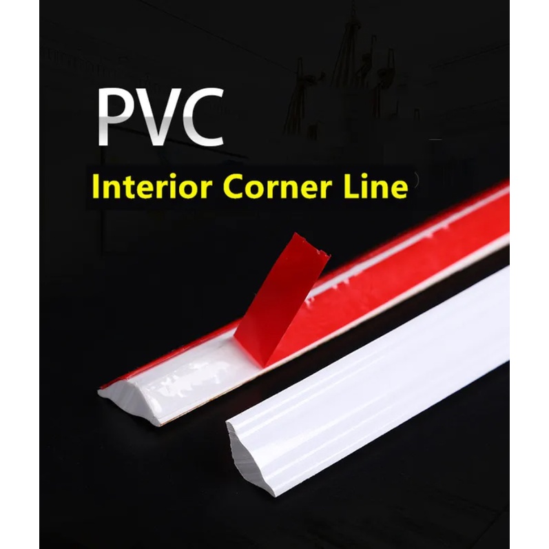 Miếng Dán 3D Bằng PVC Mềm Tự Dính Trang Trí Góc Trần Nhà