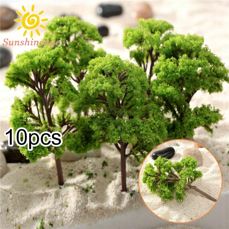 Bộ 10 Mô Hình Cây Nhân Tạo 4cm Dùng Trang Trí