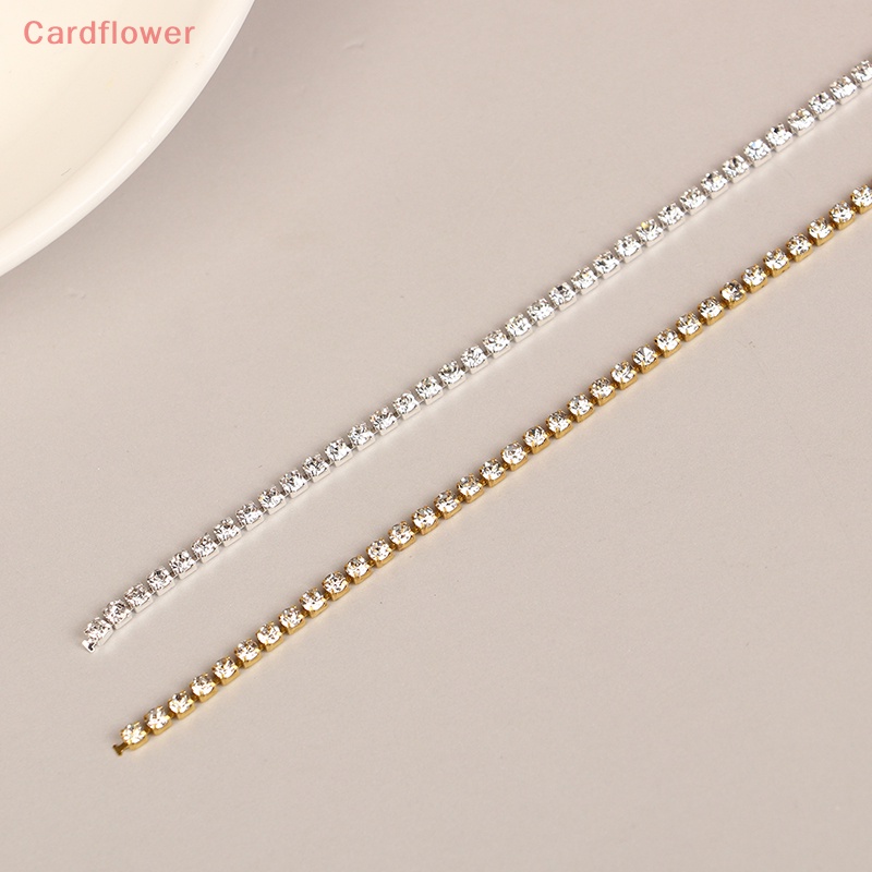 1 Cuộn 10M Dây Hạt Pha Lê Lấp Lánh 2.0mm Tự Trang Trí Quần Áo Mới