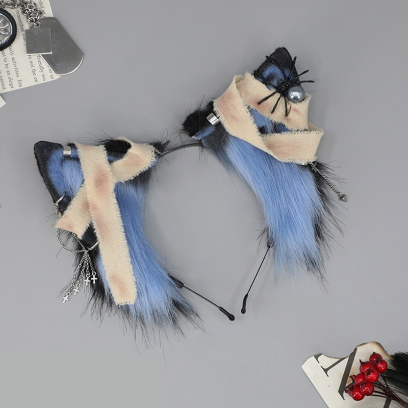 Băng Đô Tai Mèo Hoạt Hình Phong Cách Halloween