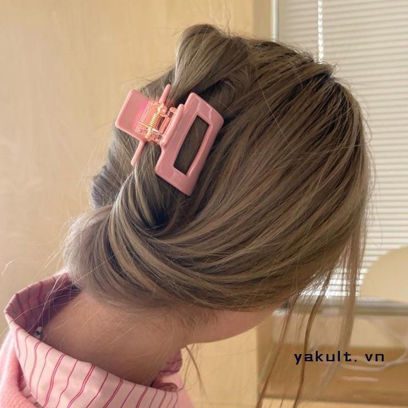 🎀 yakult 🎀Kẹp Tóc Mini Hình Vuông Dễ Thương Phong Cách Hàn Quốc Cho Nữ