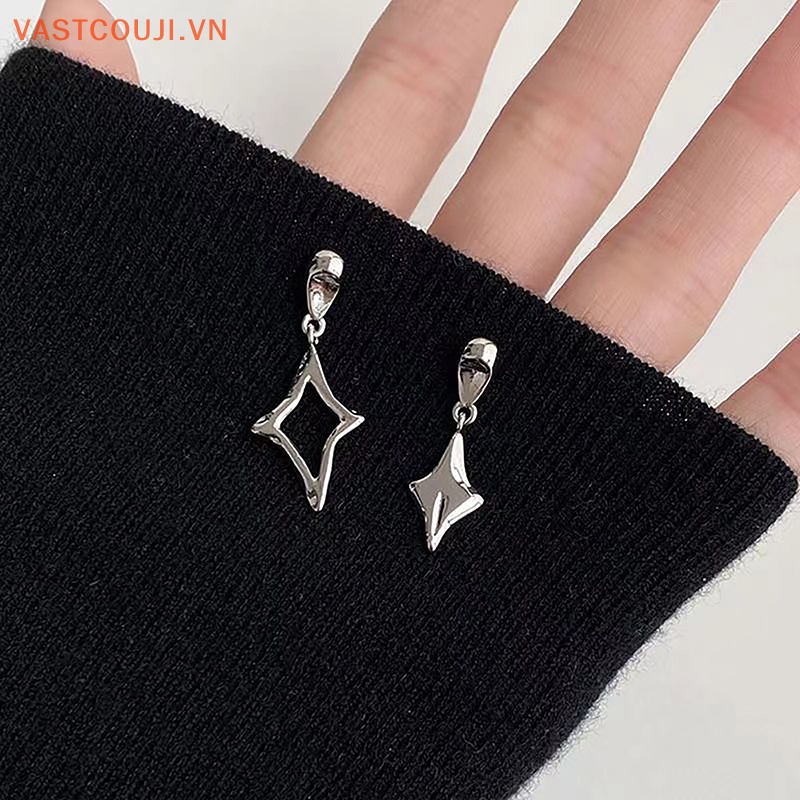 Khuyên Tai Bạc Hình Ngôi Sao Thời Trang Cho Nữ