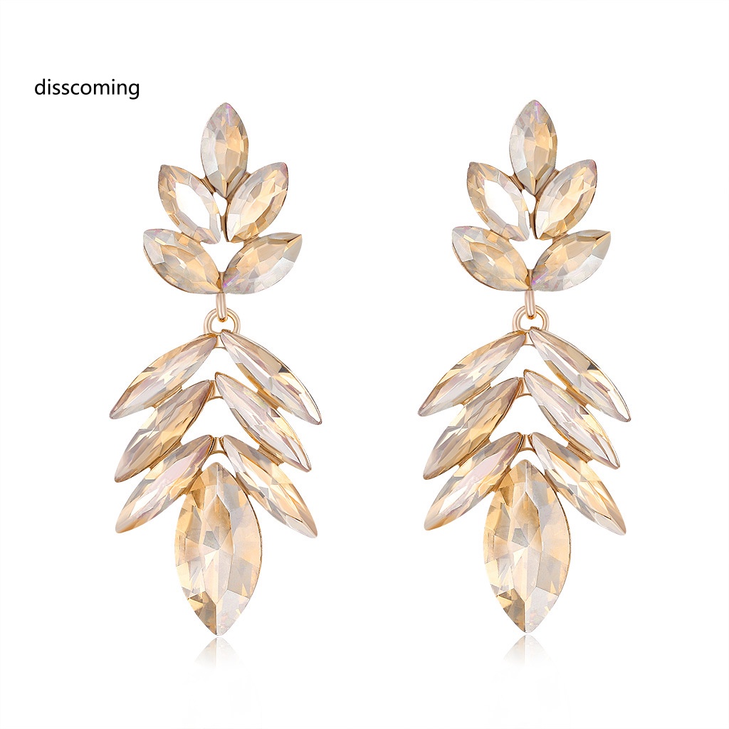 Áo Thun Tay Ngắn In Chữ SL| Đôi Bông Tai Dáng Dài Đính Đá Thời Trang Cho Cô Dâu