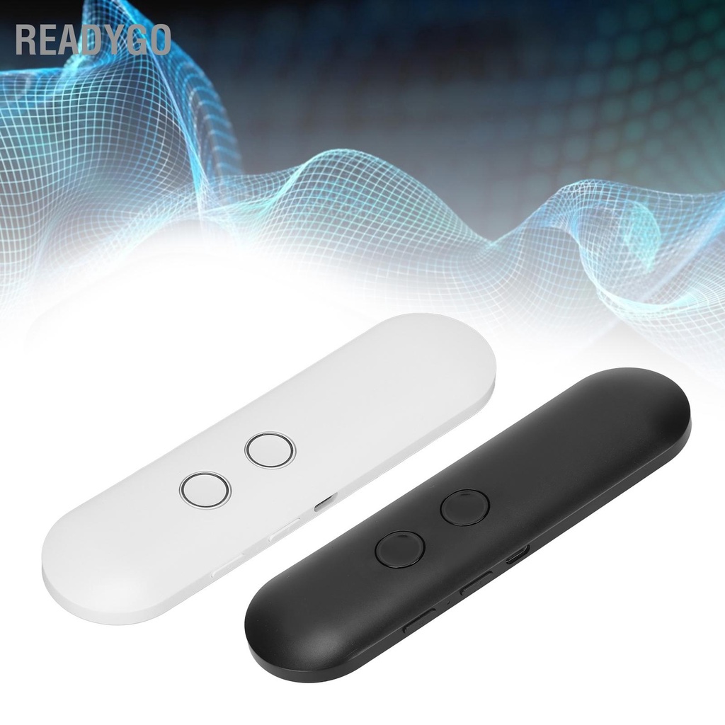 ReadyGo Có hàng sẵn Thiết bị dịch giọng nói 2 chiều thời gian thực di động 44 ngôn ngữ Bluetooth AI Translator for Travel Study Work