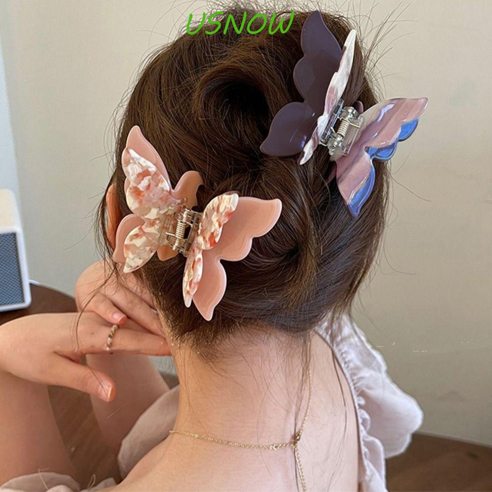 USNOW Kẹp Tóc Càng Cua Cỡ Lớn Phong Cách Hàn Quốc Thời Trang