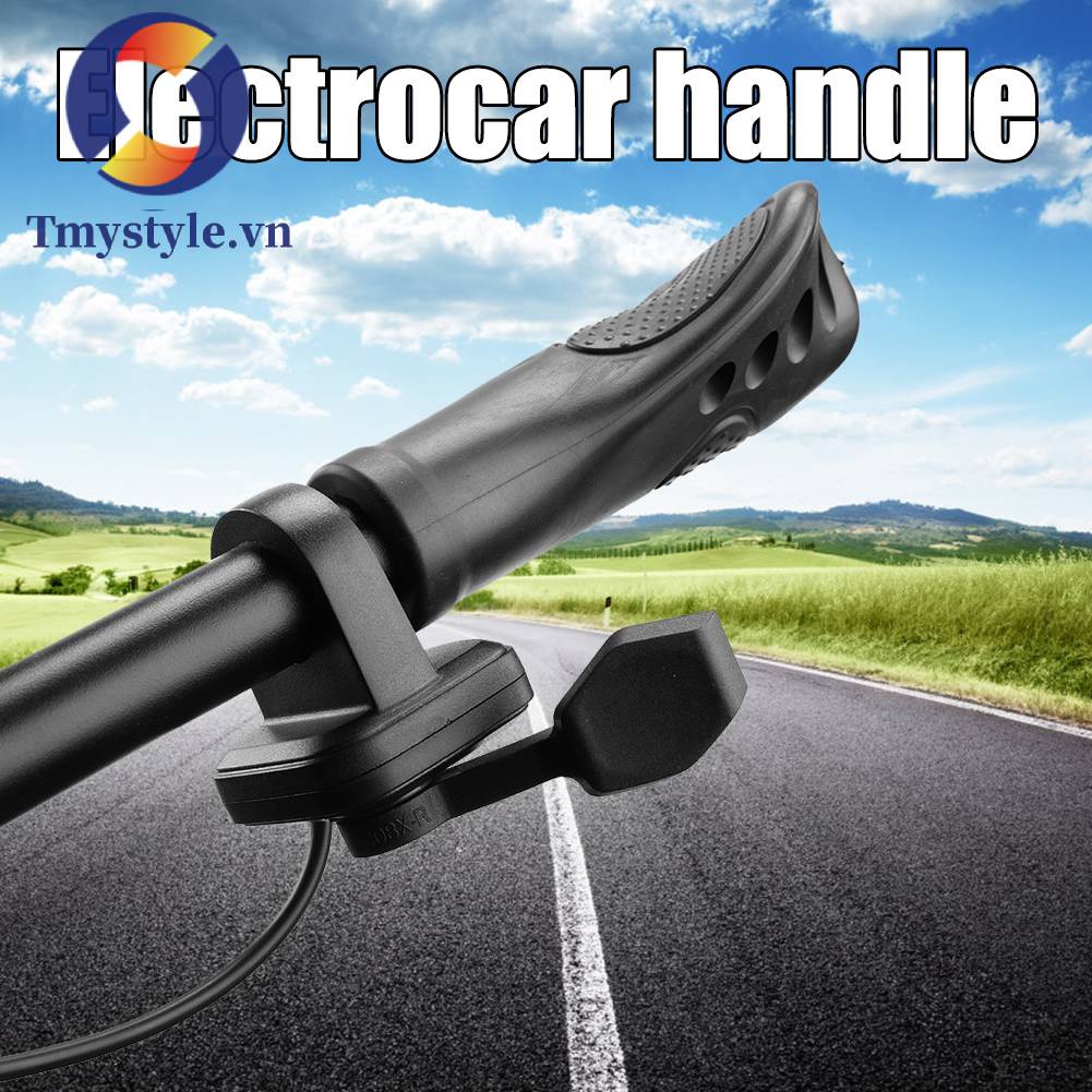 Tay Ga Xe Đạp Điện / Xe Máy Điện Màu Đen