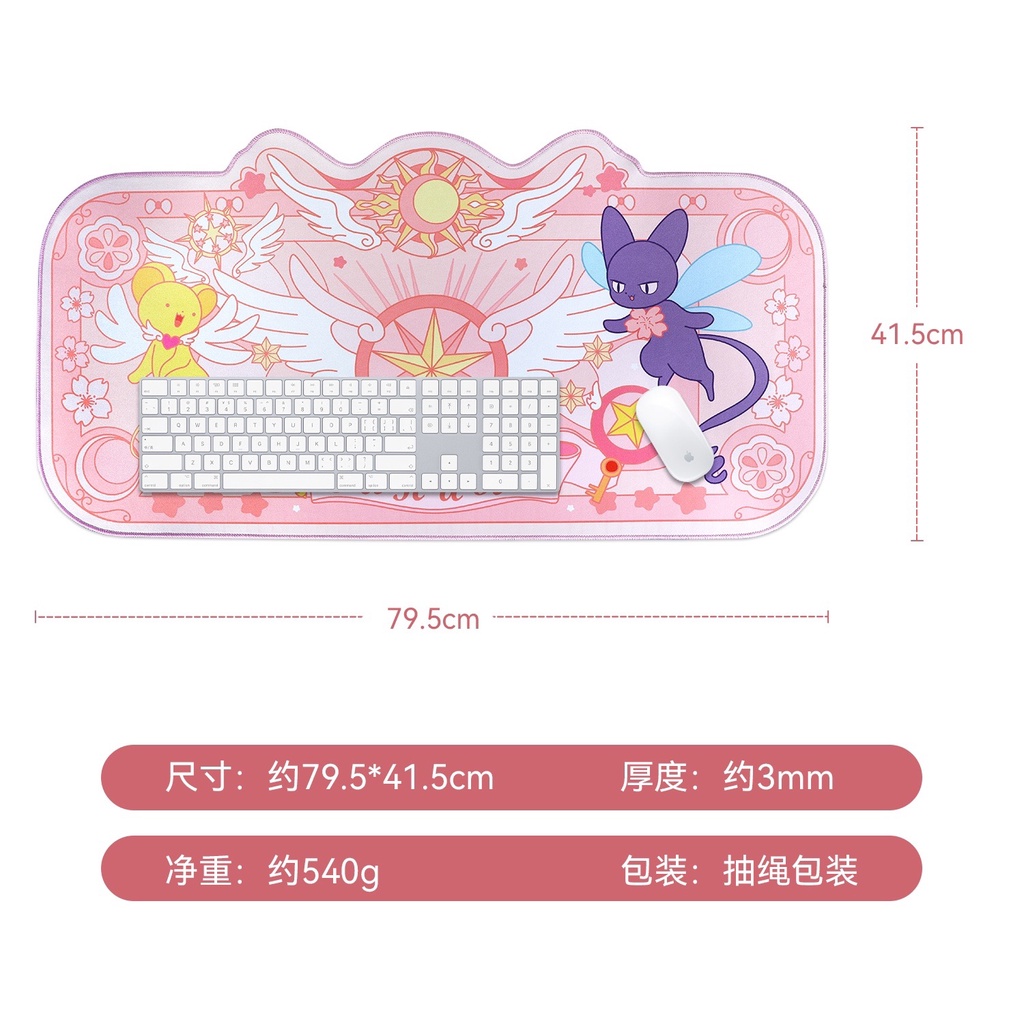 Đệm Lót Chuột Bàn Phím Mềm Chống Trượt Hình Hoa Anh Đào Dễ Thương