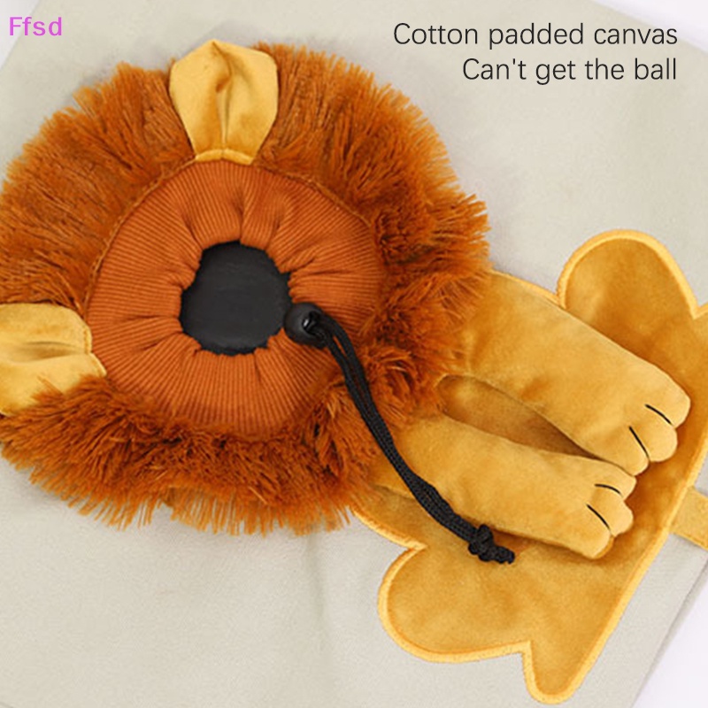 {Ffsd} Túi Đeo Vai Bằng Vải Canvas Hình Sư Tử Thoáng Khí Có Thể Lột Ra Dành Cho Chó Mèo * Bán Chạy