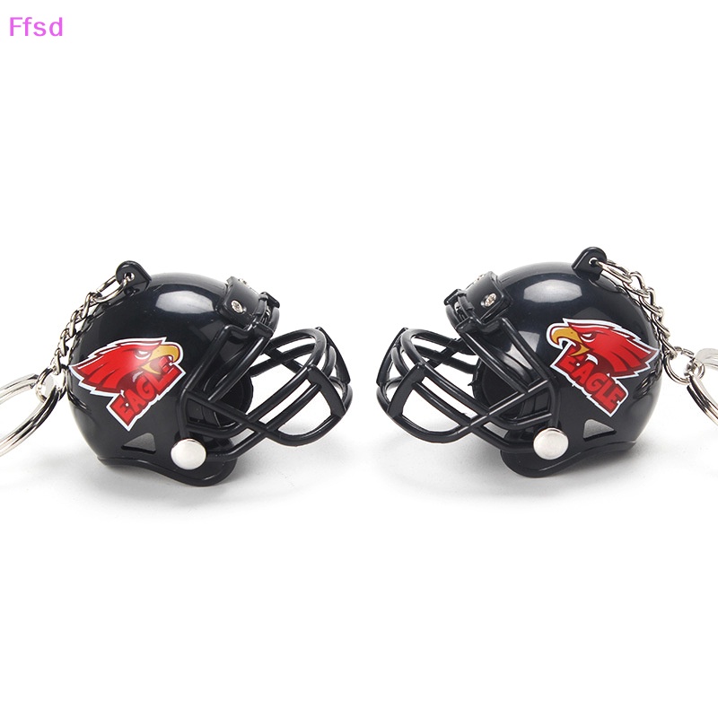 {Ffsd} Móc Chìa Khóa / Mũ Bảo Hiểm / Móc Khóa Thể Thao Hình Cầu Thủ Bóng Bầu Dục Mỹ Bán Chạy * Bán Chạy