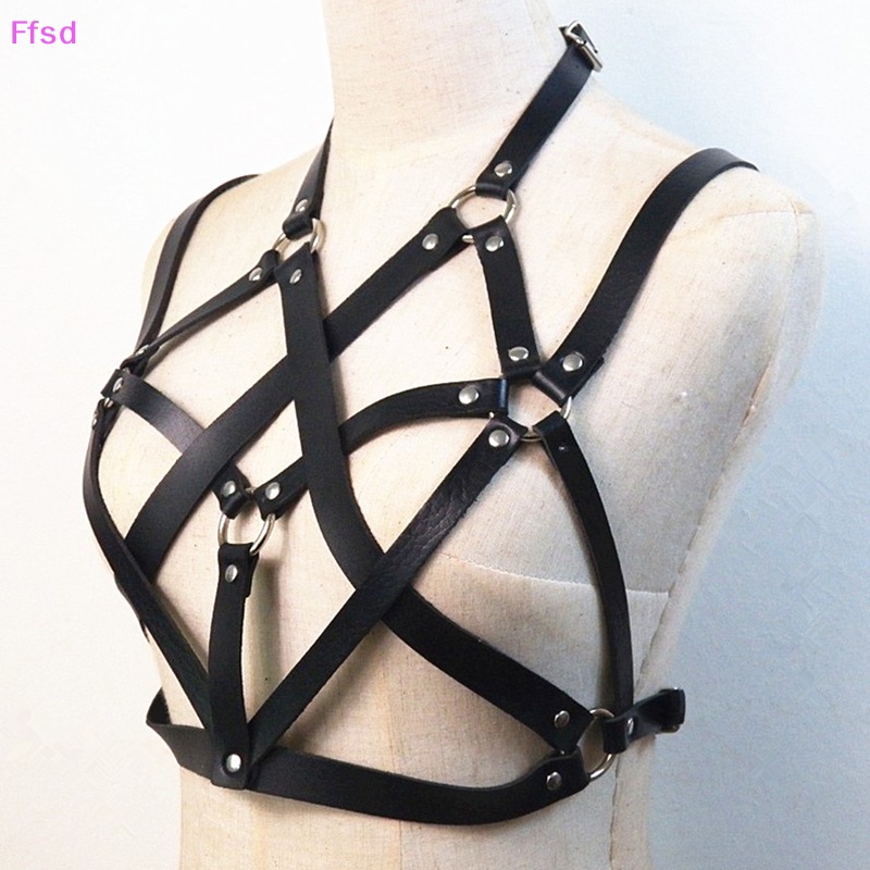{Ffsd} Dây Đai Ngực Bằng Da Rỗng Hóa Trang Câu Lạc Bộ Đêm Cho Nữ * Bán Chạy