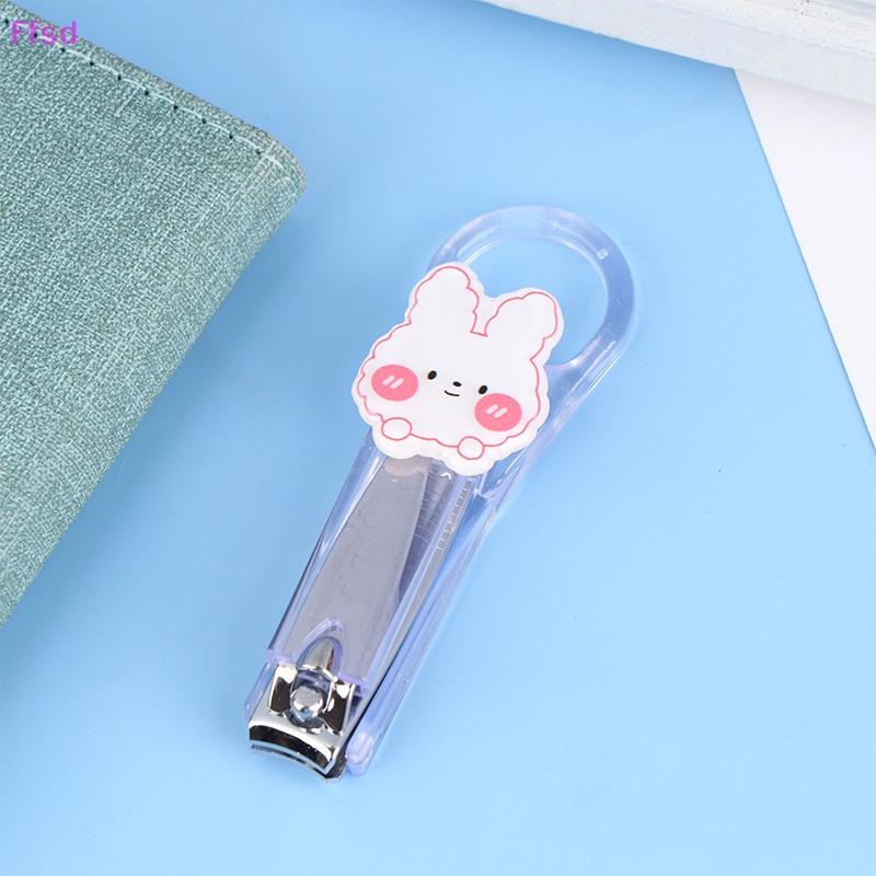 Kềm Cắt Móng Tay / Móng Chân Trong Suốt Không In Họa Tiết Hoạt Hình Dễ Thương Cho Bé