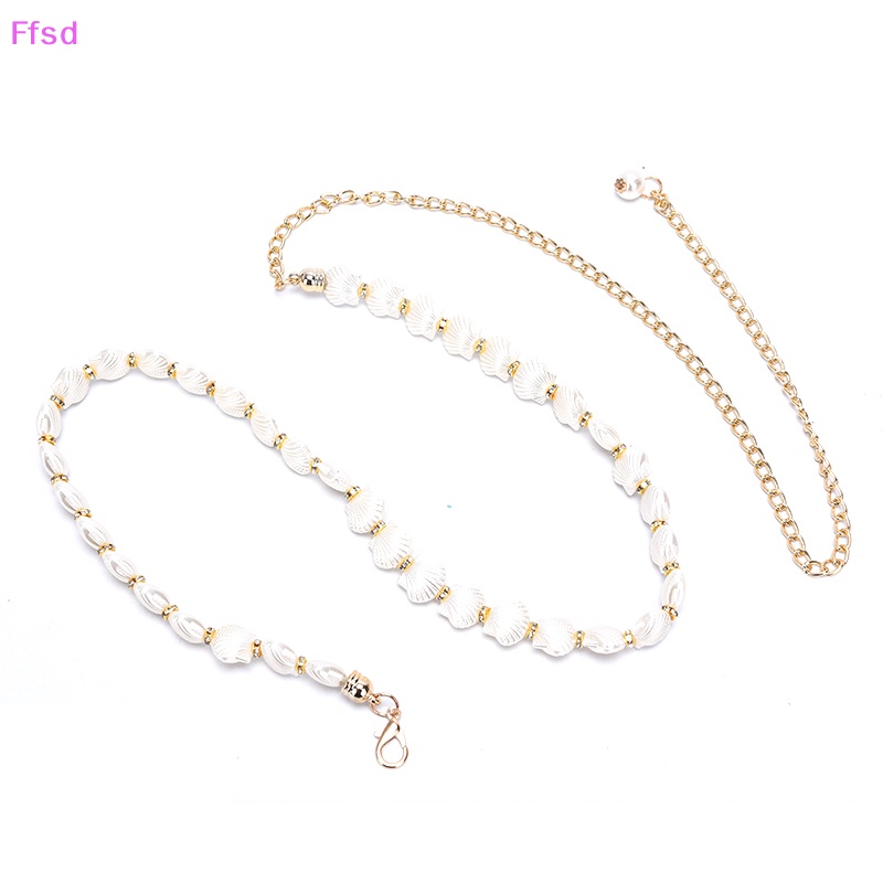 Thắt Lưng Nữ Vỏ Sò Đính Ngọc Trai Sang Trọng